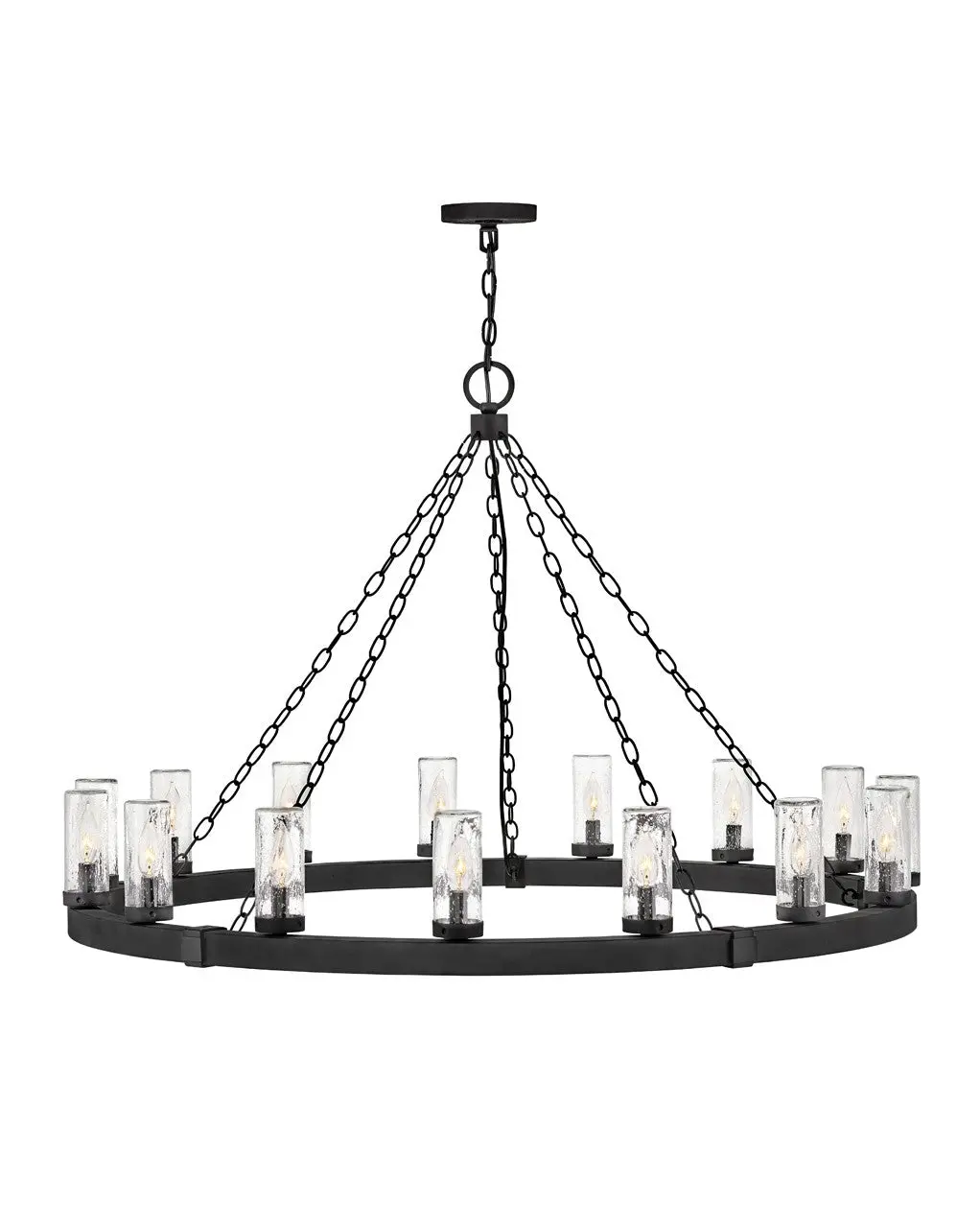 Sawyer Led Hanging Lantern In Black 1