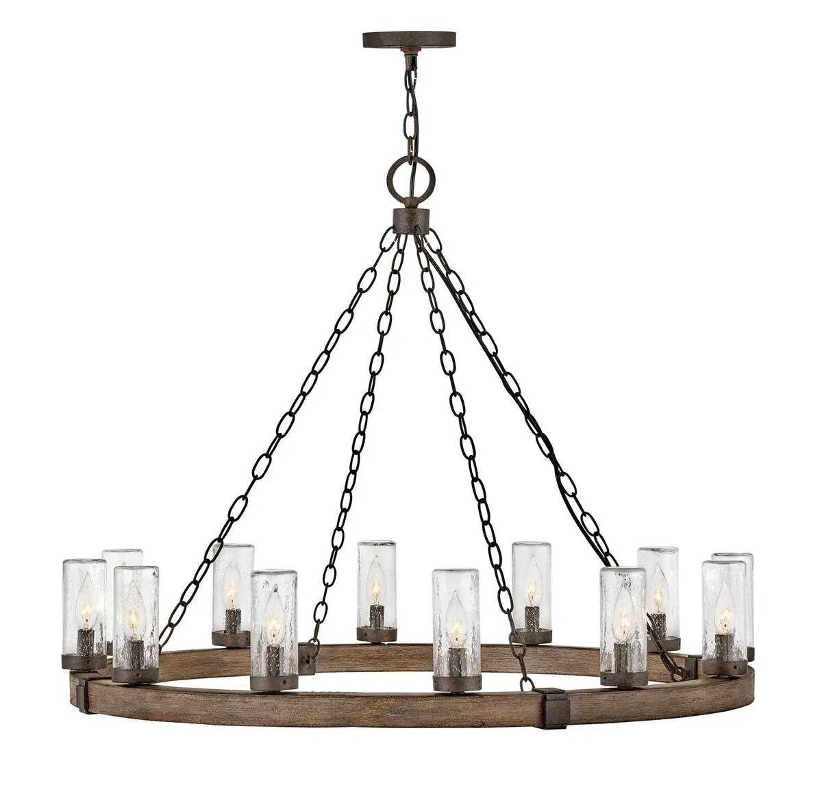 Sawyer Led Outdoor Lantern In Sequoia 1