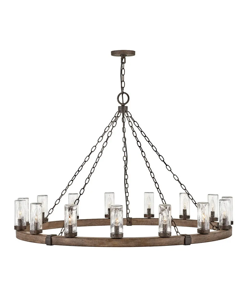 Sawyer Led Outdoor Lantern In Sequoia 1