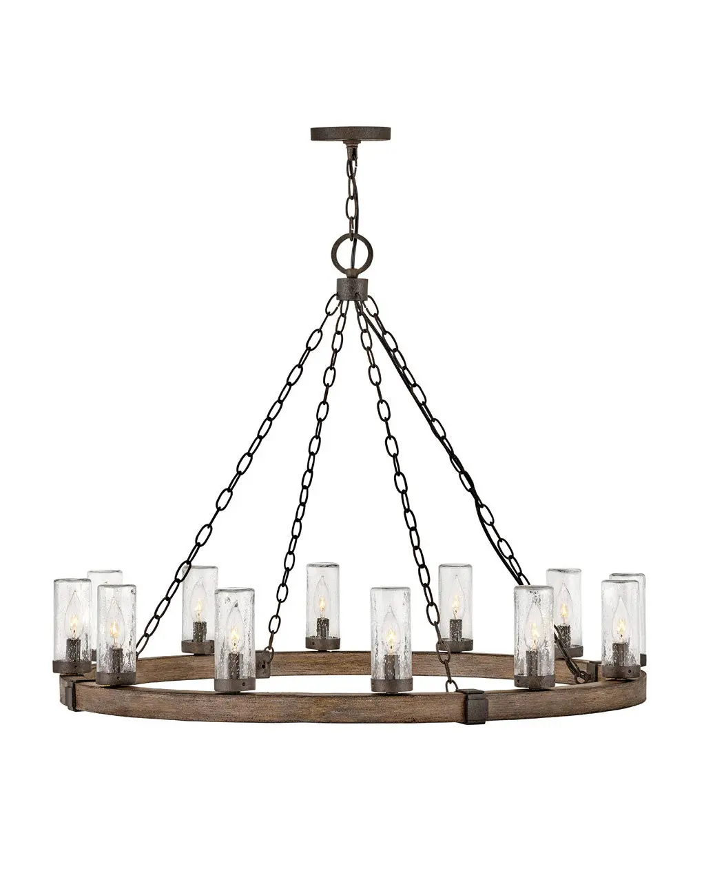 Sawyer Led Outdoor Lantern In Sequoia 1