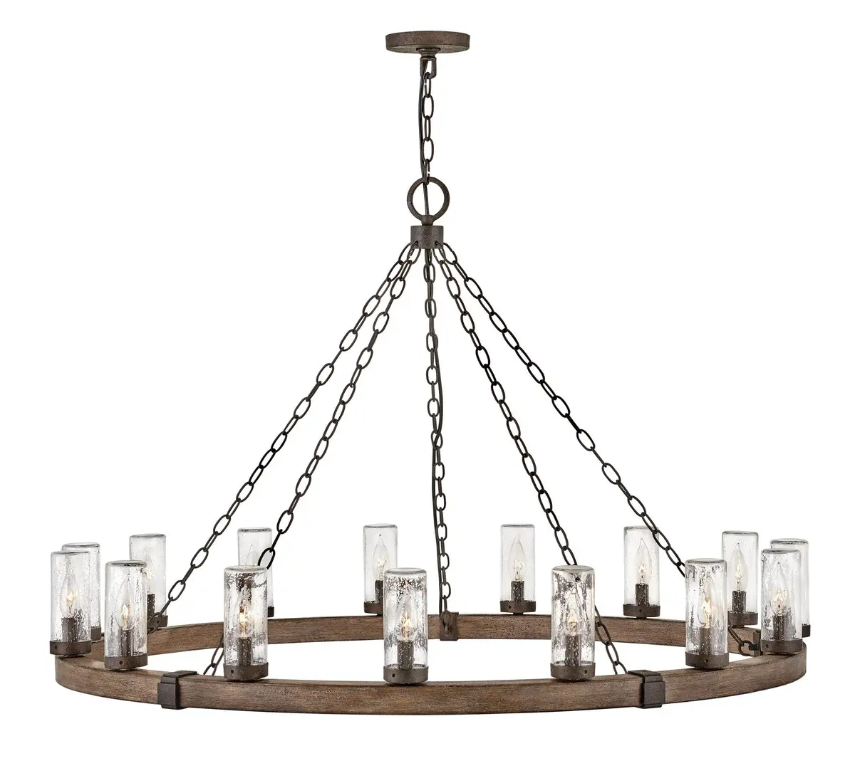 Sawyer Led Outdoor Lantern In Sequoia 1