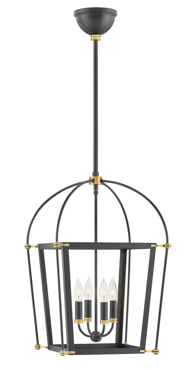 Selby Led Pendant In Black 1