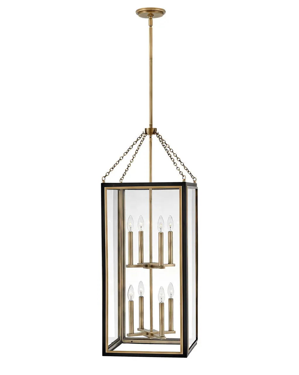 Shaw Led Chandelier In Black 1