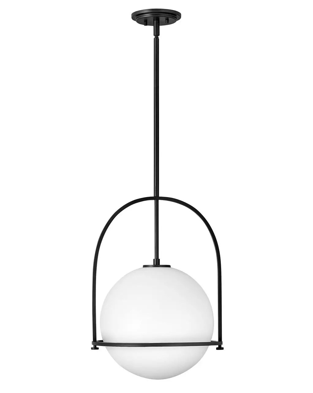 Somerset Led Pendant In Black 1