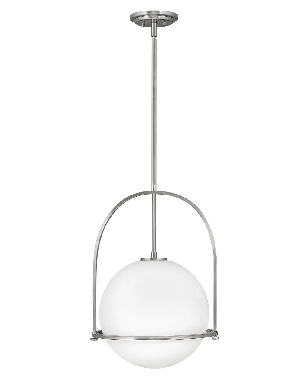 Somerset Led Pendant In Brushed Nickel 1