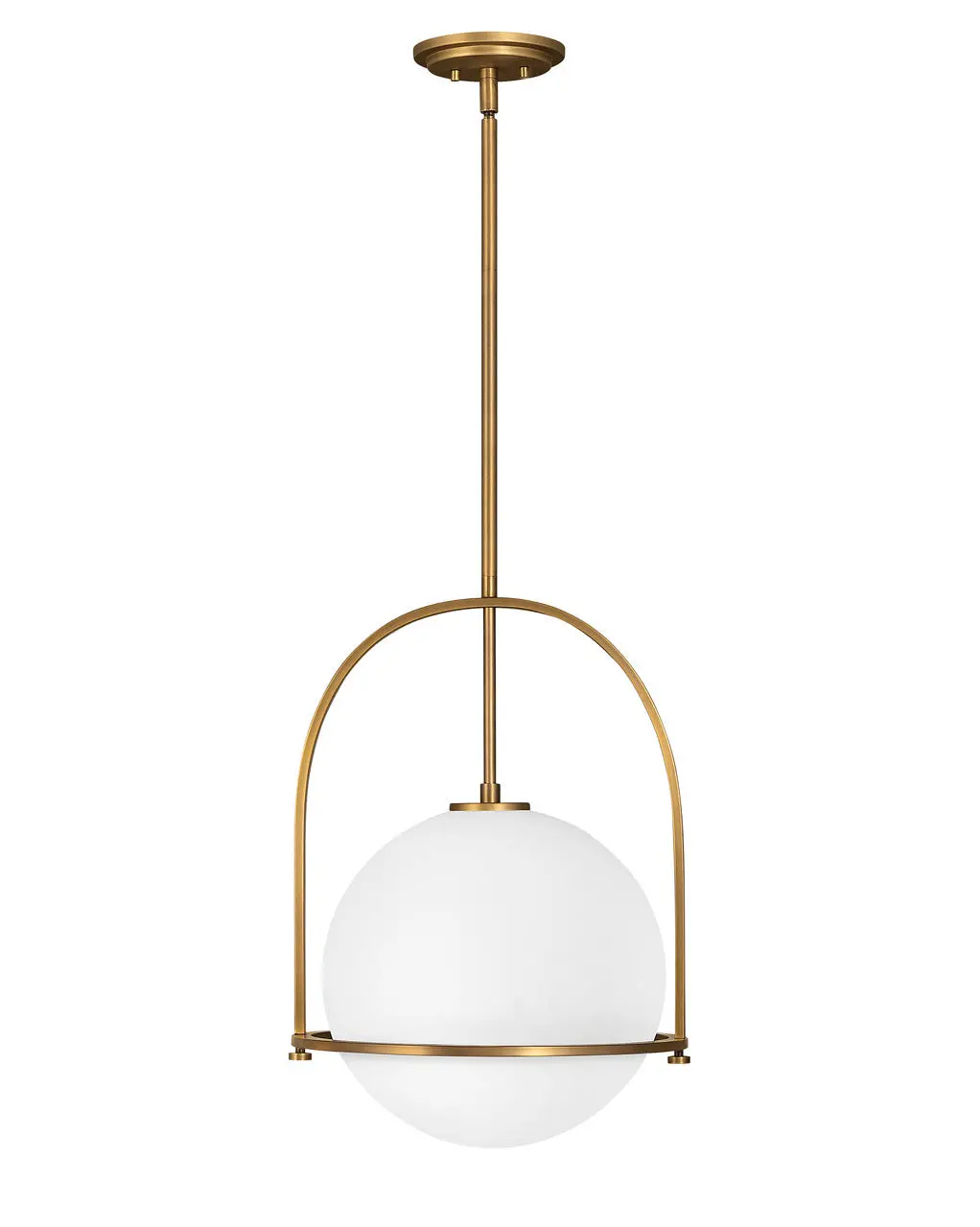 Somerset Led Pendant In Heritage Brass 1