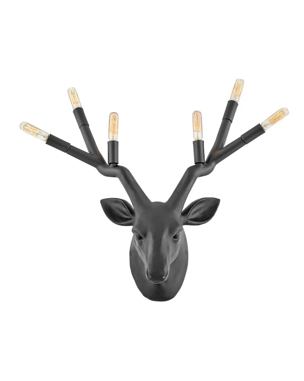 Stag Led Wall Sconce In Black 1
