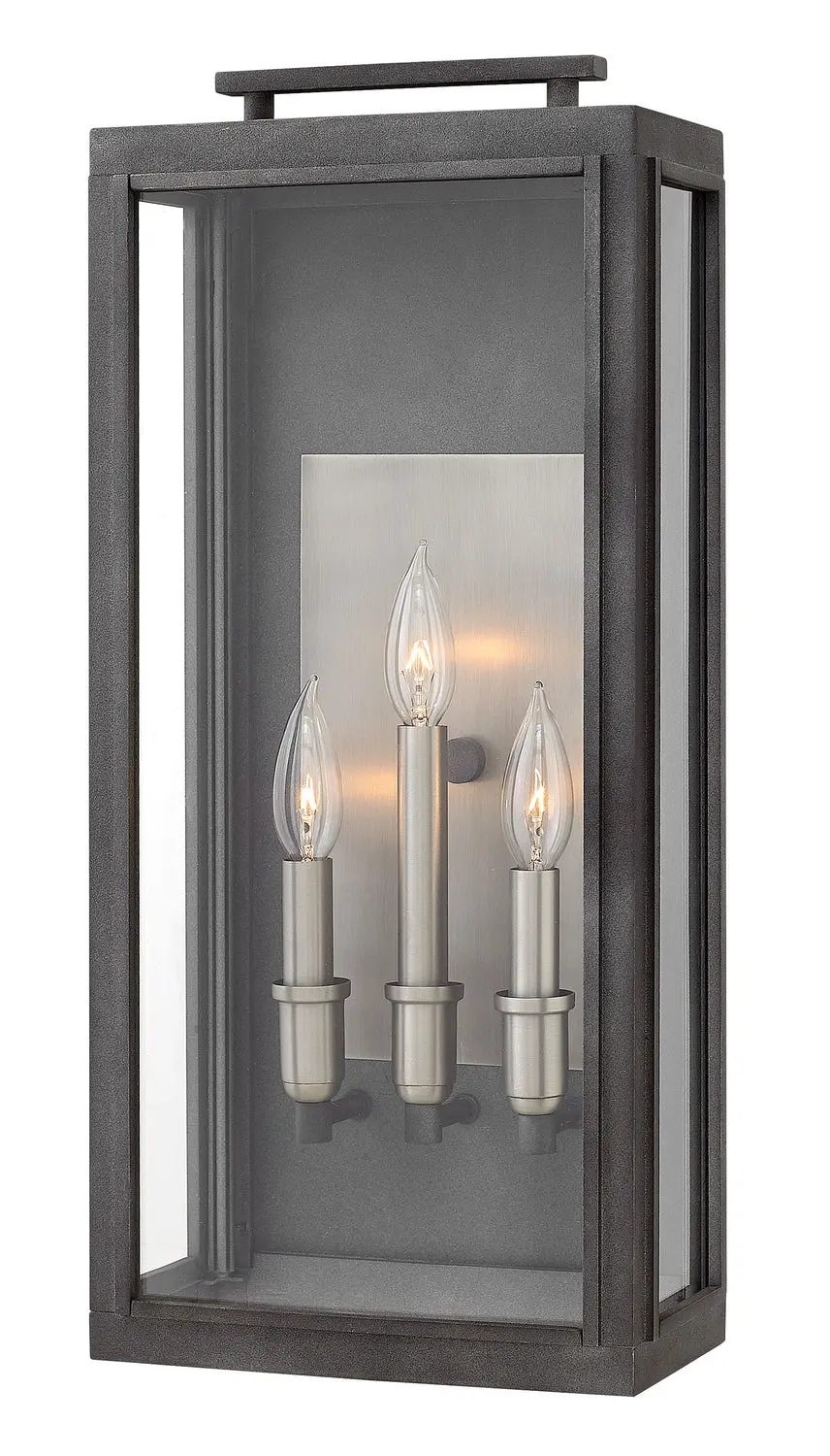 Sutcliffe Led Wall Mount In Aged Zinc 1