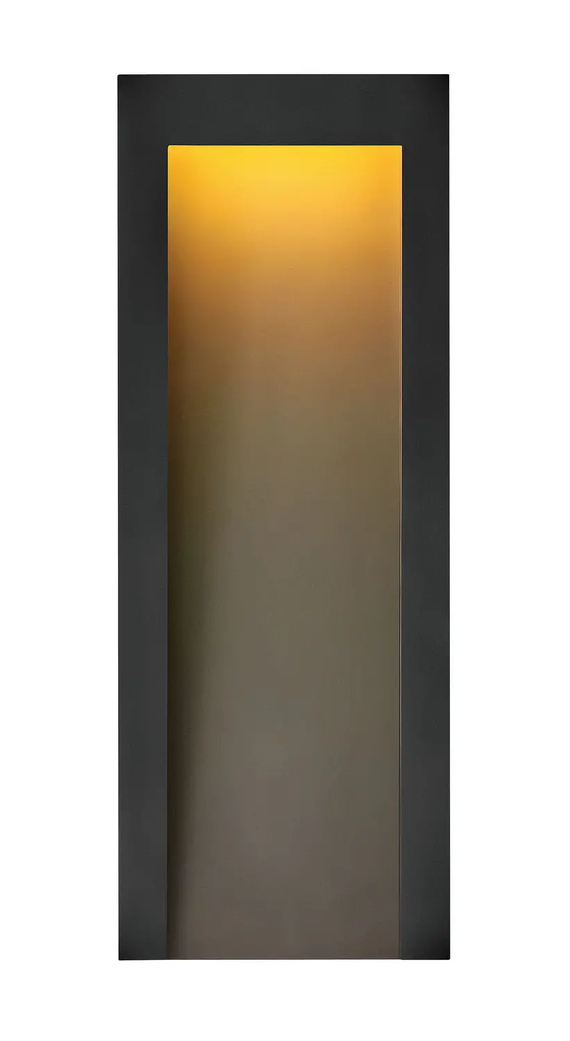 Taper Led Outdoor Lantern In Textured Black 1