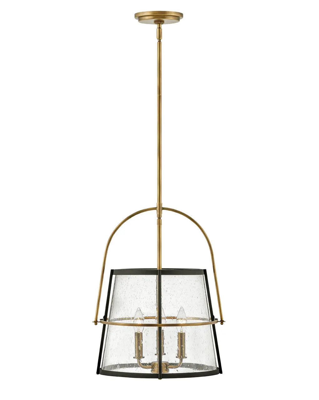 Tournon Led Pendant In Heritage Brass 1