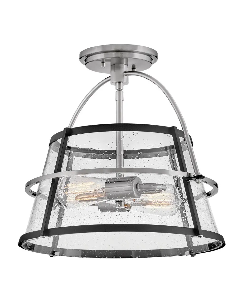 Tournon Led Semi-Flush Mount In Brushed Nickel 1