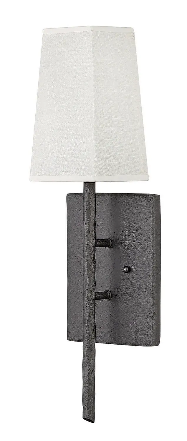 Tress Led Wall Sconce In Forged Iron 1