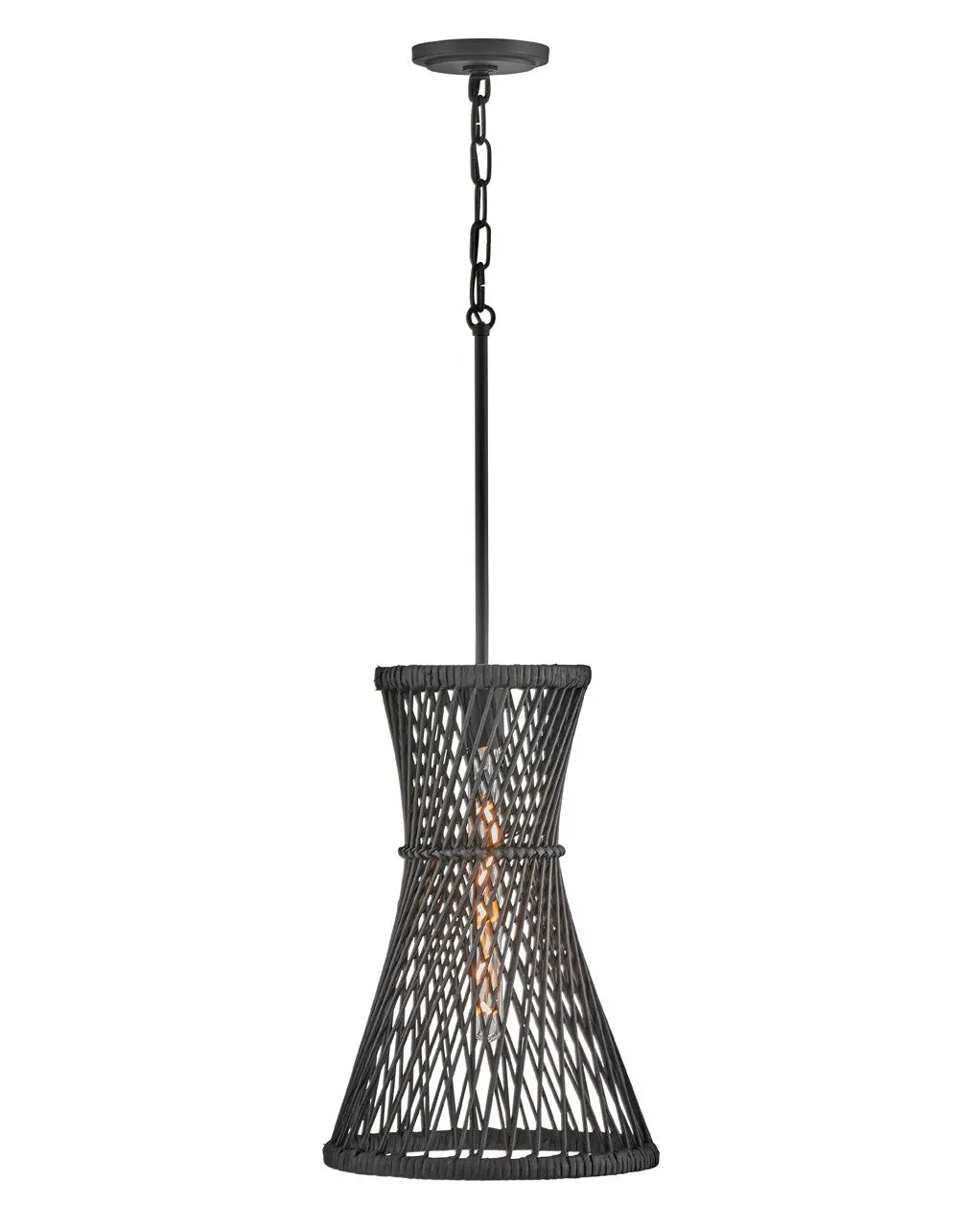 Twyla Led Pendant In Black 1