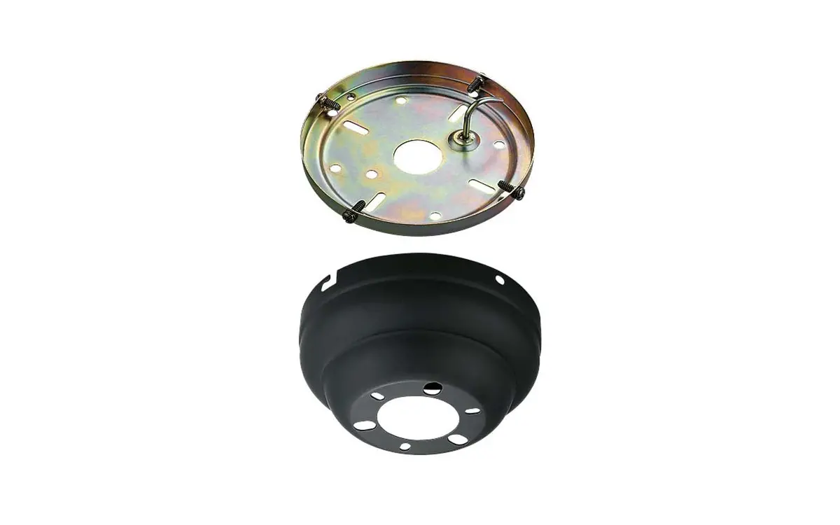 Universal Canopy Kit Flush Mount Canopy In Matte Black 1