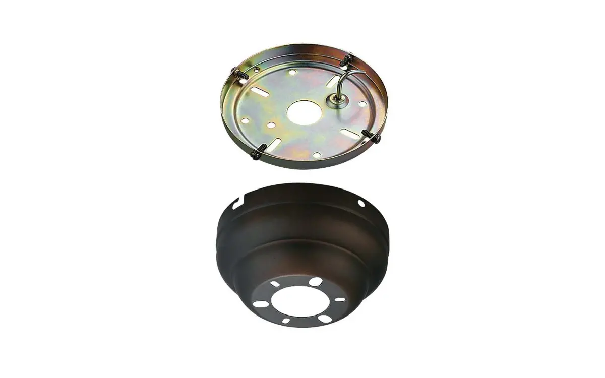 Universal Canopy Kit Flush Mount Canopy In Roman Bronze 1