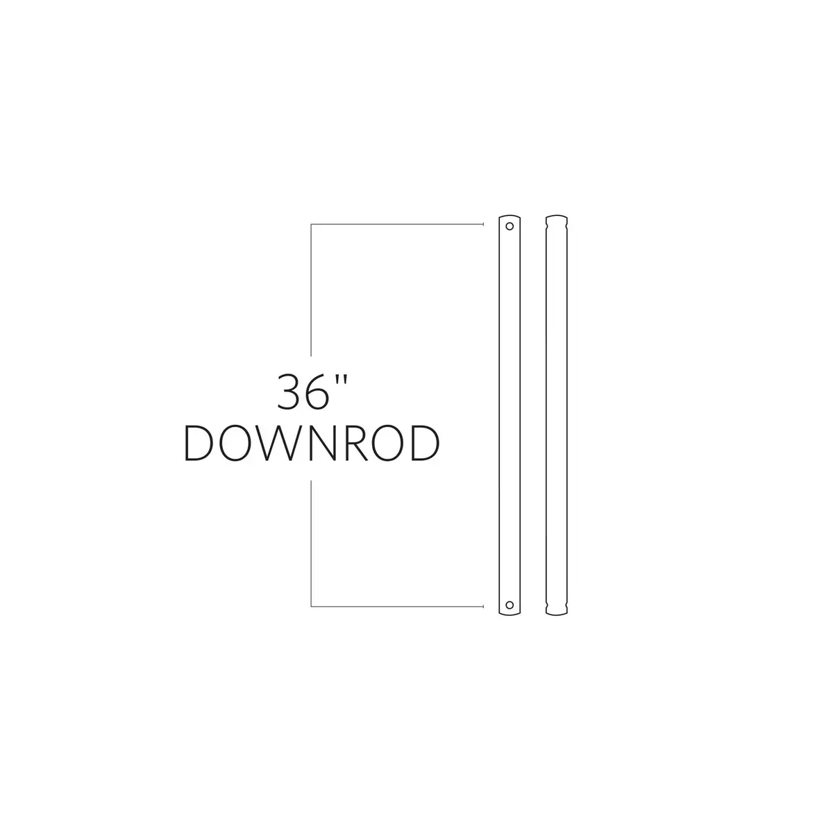 Universal Downrod In Koa 1