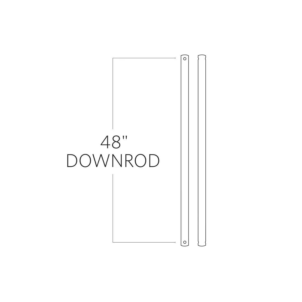 Universal Downrod In Koa 1