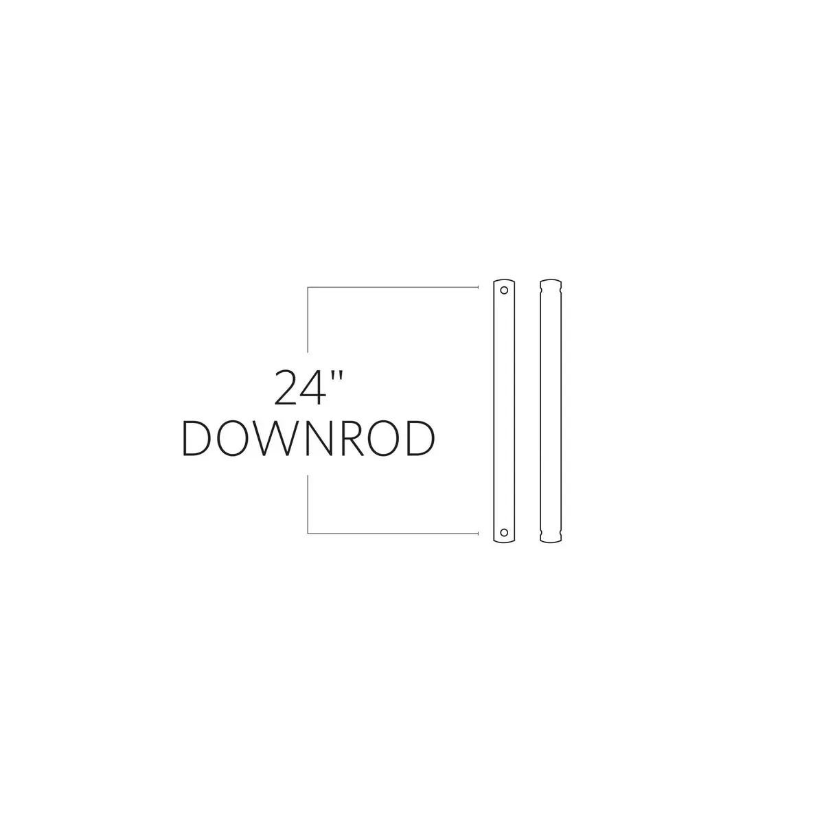 Universal Downrod In Koa 1