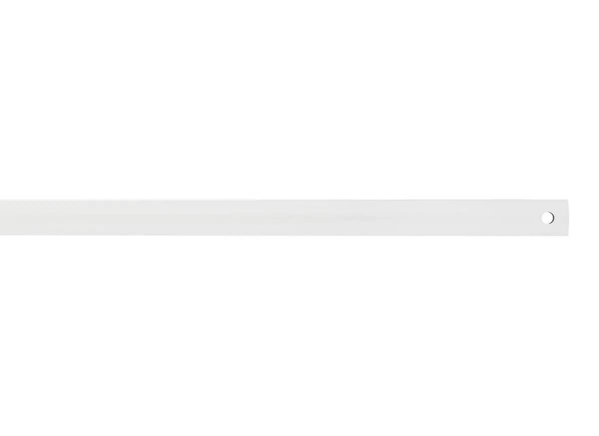 Universal Downrod In Matte White 1