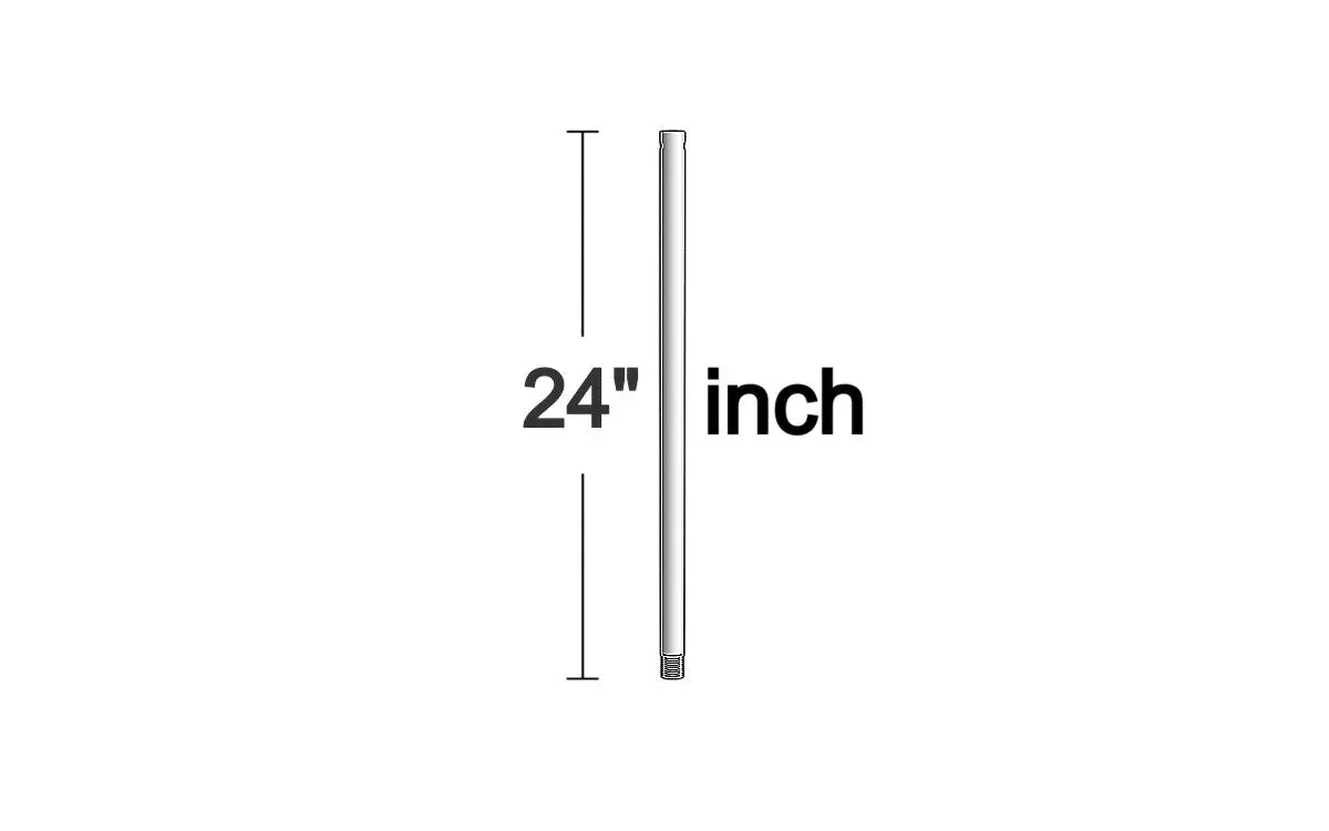 Universal Downrod In Polished Nickel 1