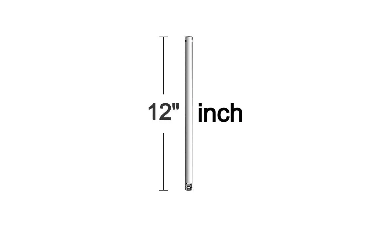 Universal Downrod In Polished Nickel 1
