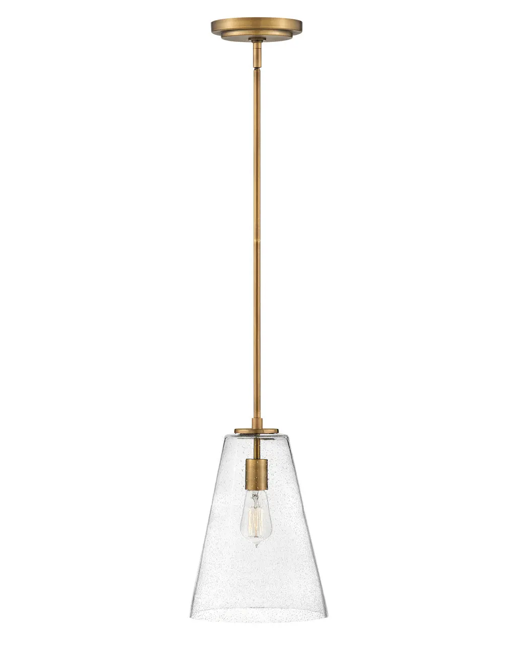 Vance Led Pendant In Heritage Brass 1