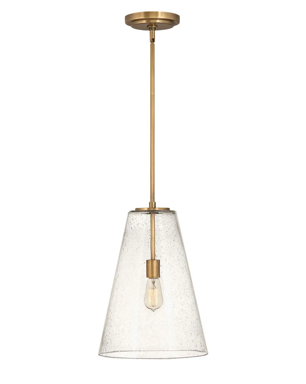 Vance Led Pendant In Heritage Brass 1