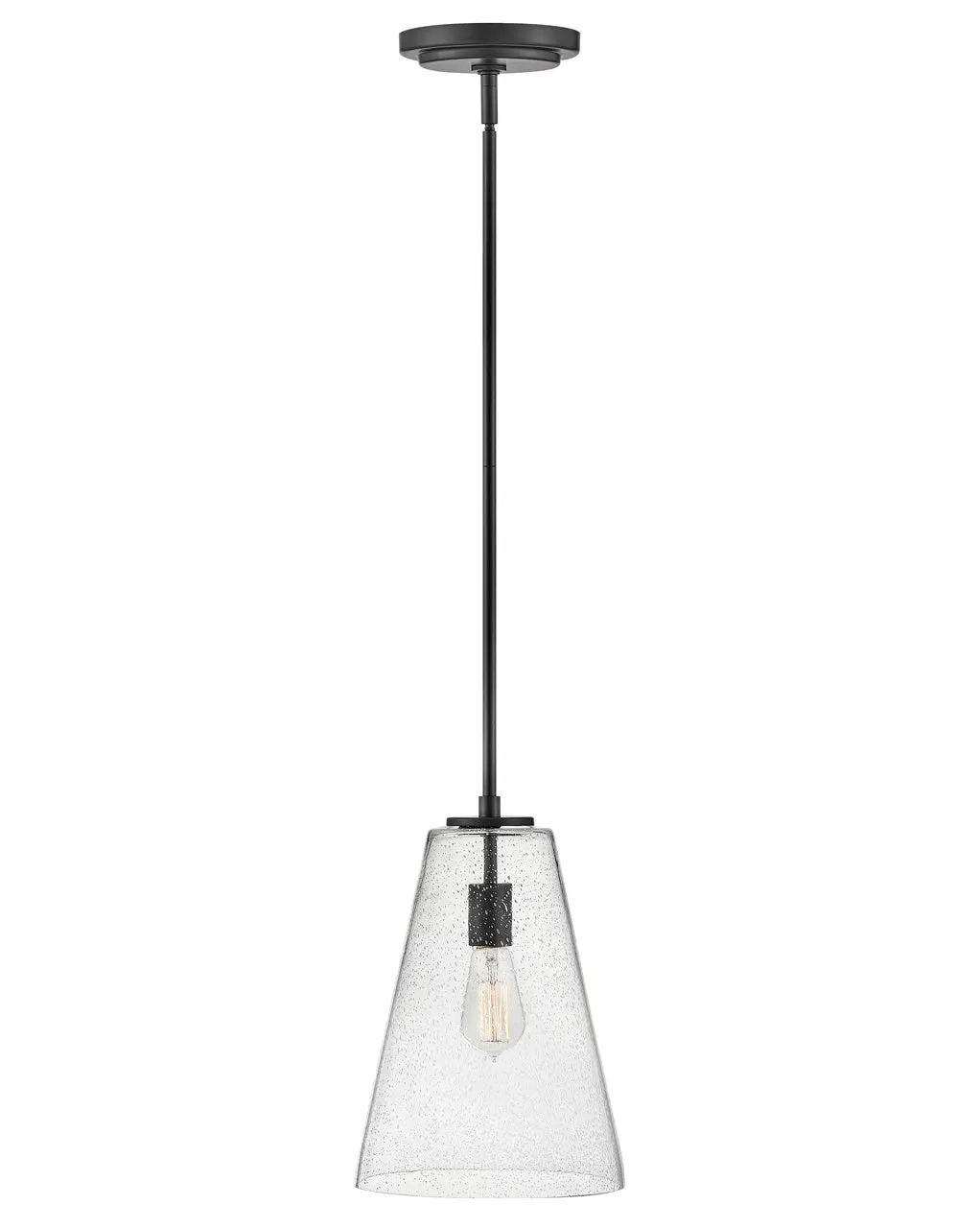 Vance Led Pendant In Satin Black 1