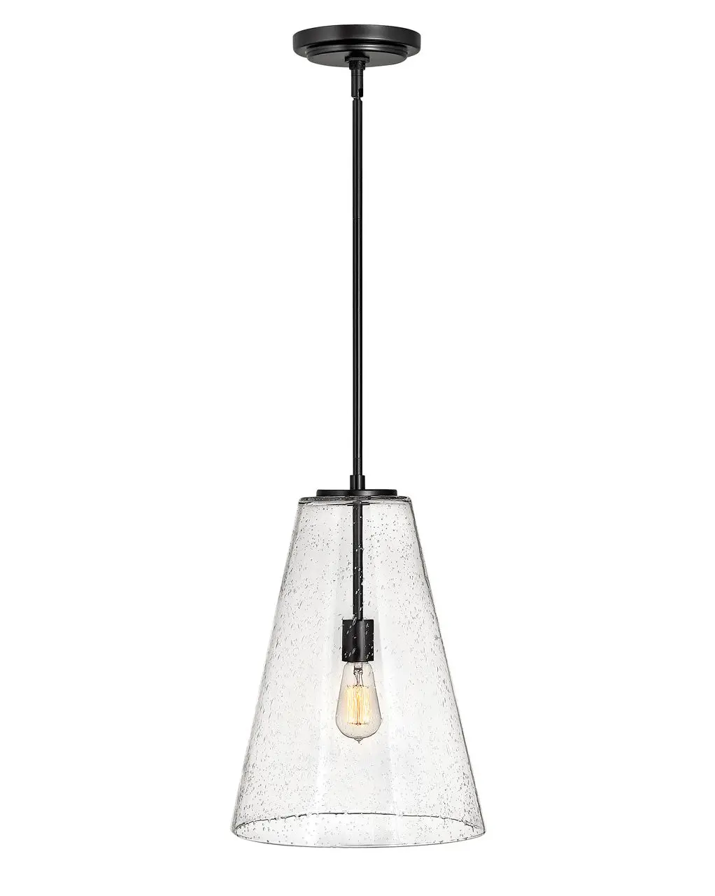 Vance Led Pendant In Satin Black 1
