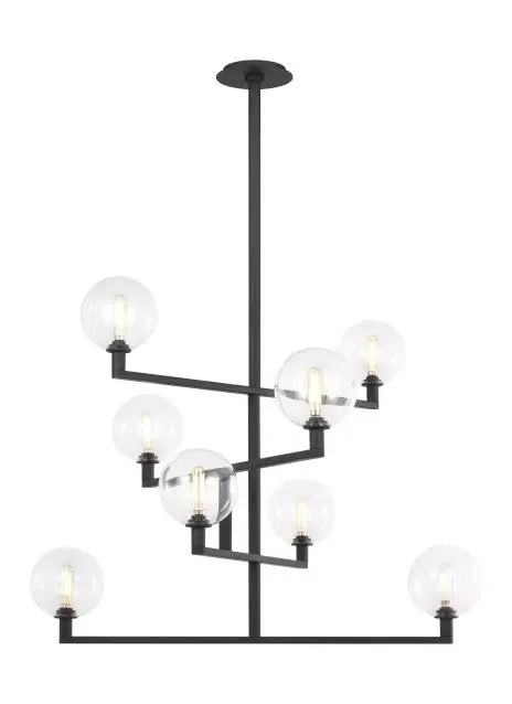 Visual Comfort Modern Eight Light Chandelier 1