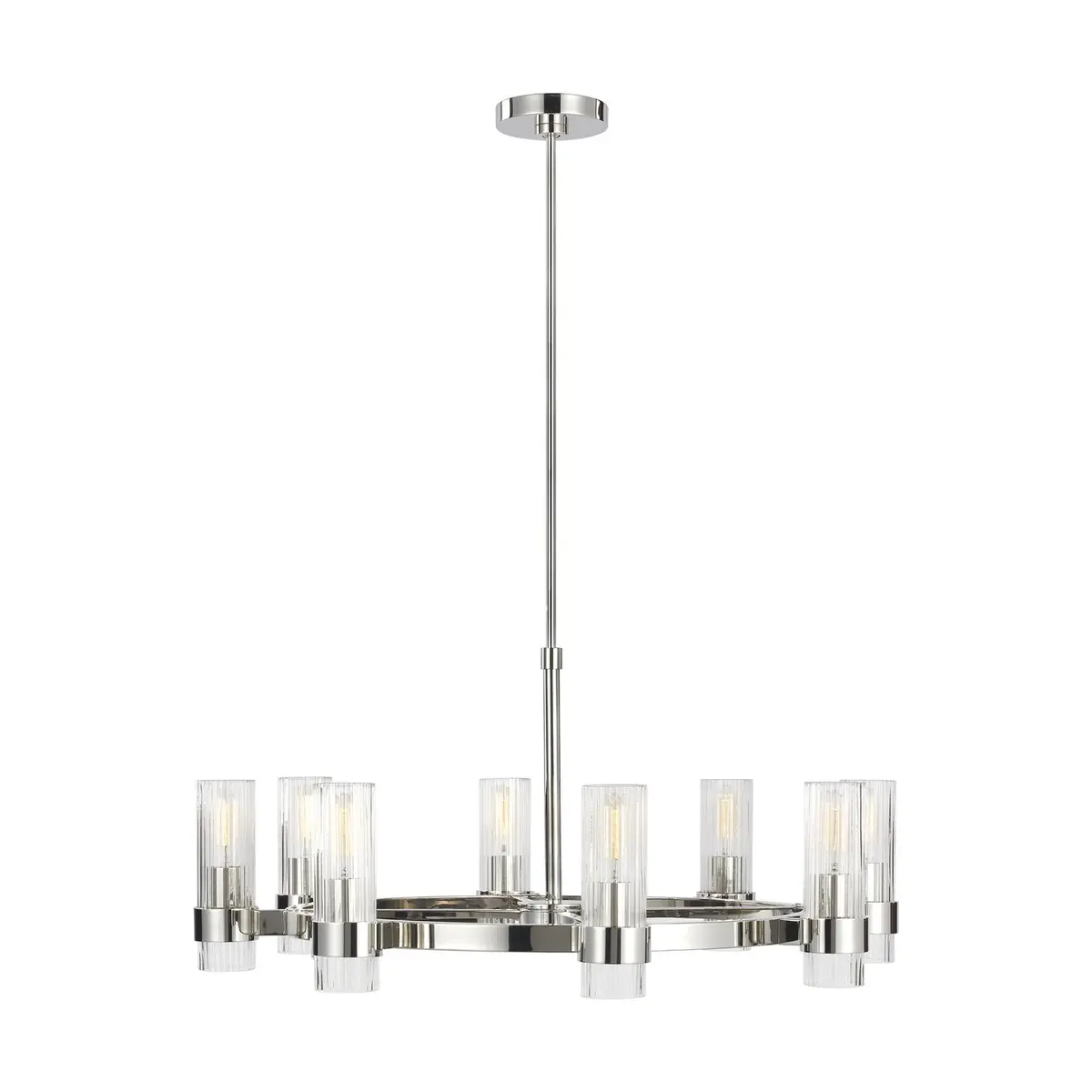 Visual Comfort Studio Eight Light Chandelier 1