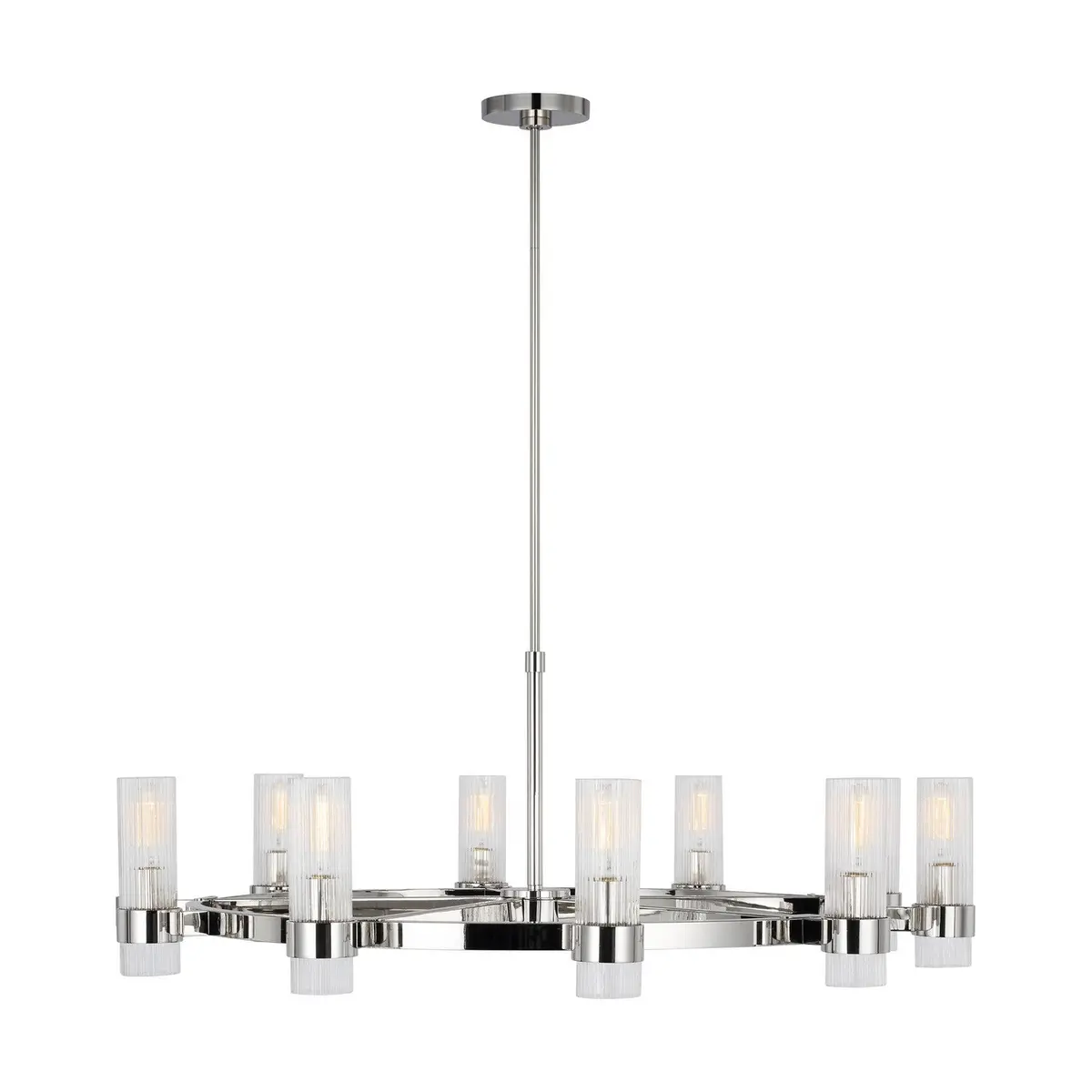 Visual Comfort Studio Eight Light Chandelier 1