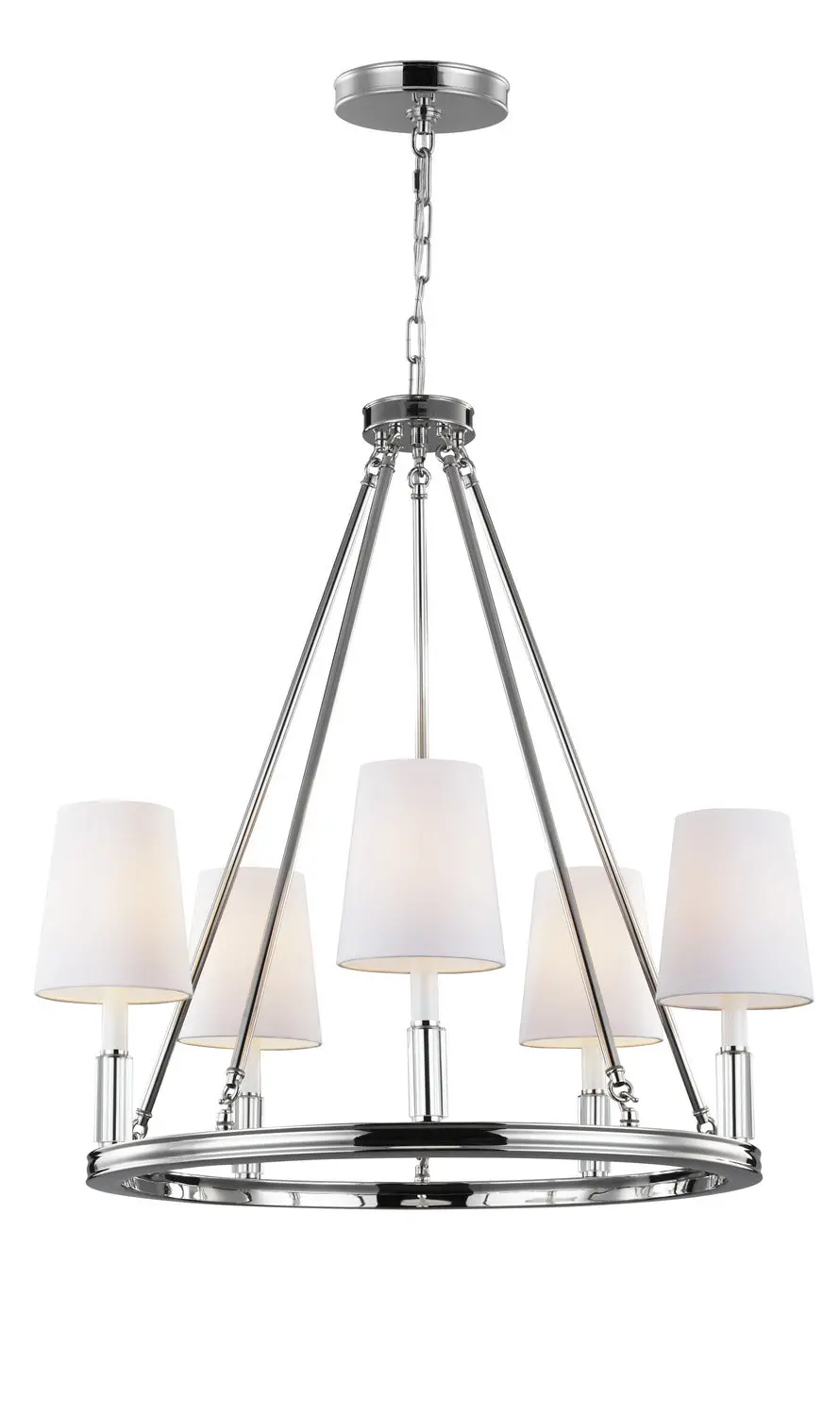 Visual Comfort Studio Five Light Chandelier 1