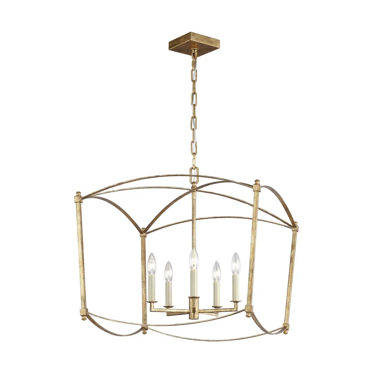 Visual Comfort Studio Five Light Lantern 1