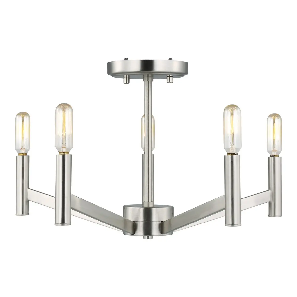 Visual Comfort Studio Five Light Semi-Flush Mount 1