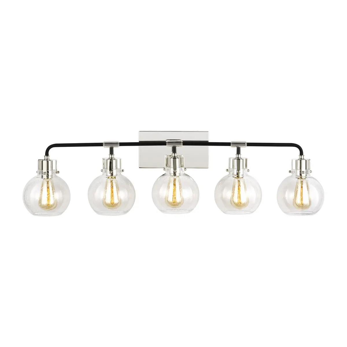 Visual Comfort Studio Five Light Vanity 1