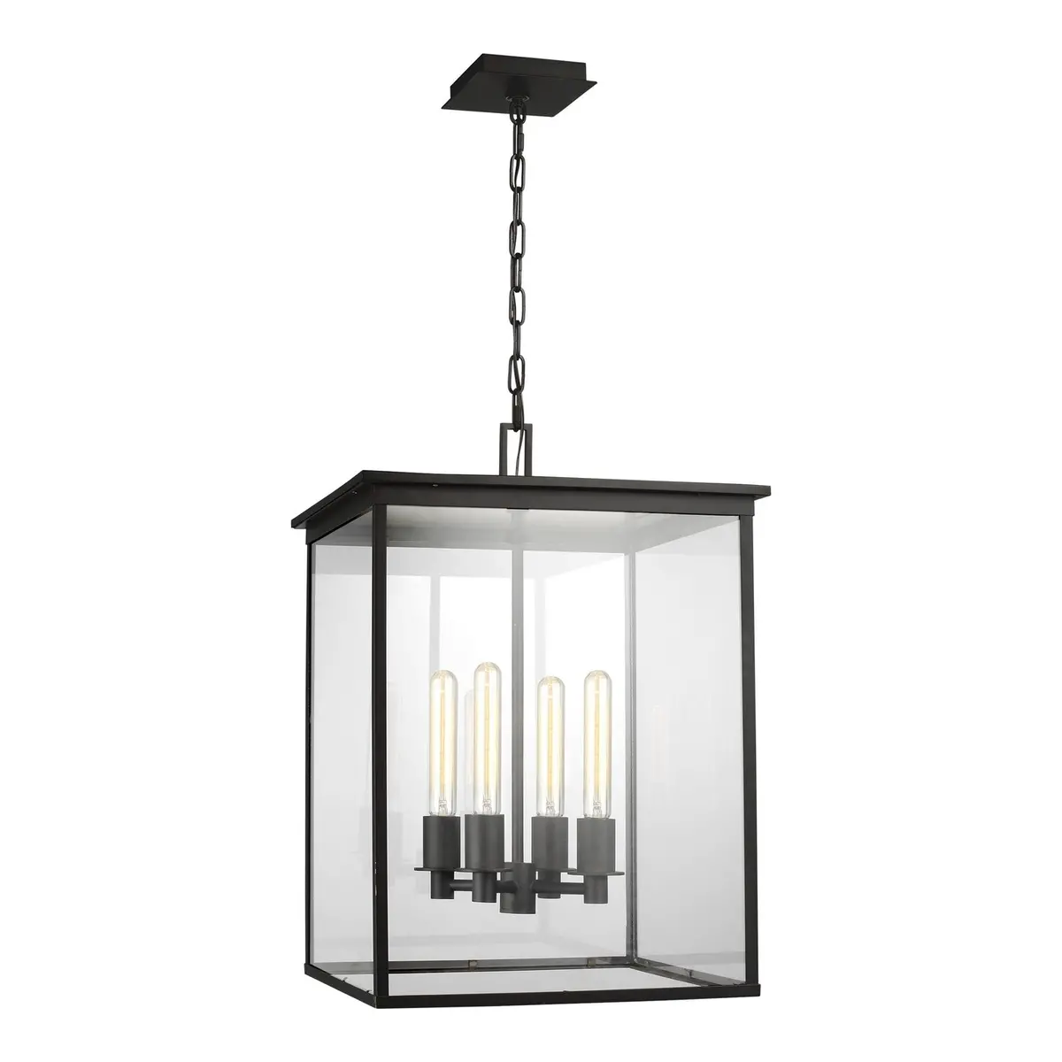 Visual Comfort Studio Four Light Hanging Lantern 1