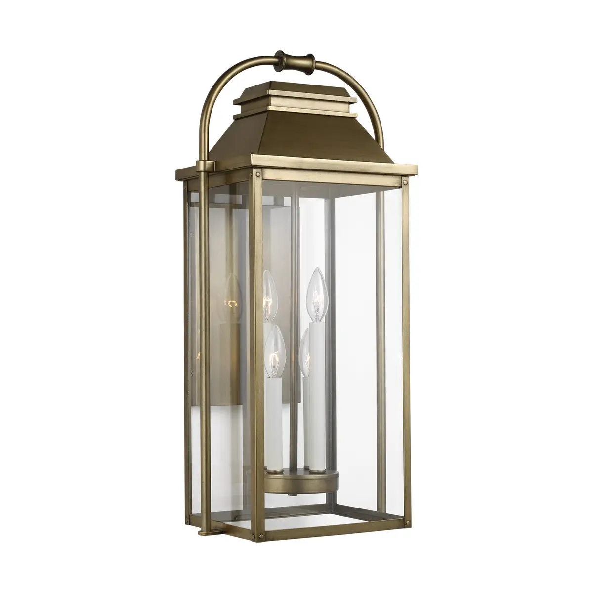 Visual Comfort Studio Four Light Lantern 1