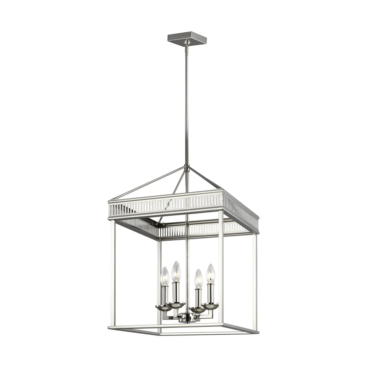 Visual Comfort Studio Four Light Lantern 1
