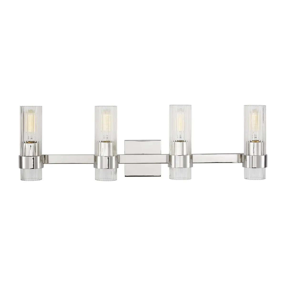 Visual Comfort Studio Four Light Vanity 1