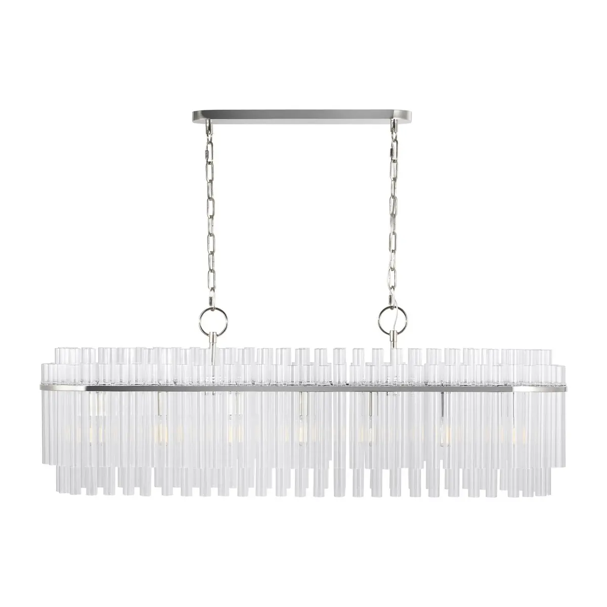 Visual Comfort Studio Seven Light Linear Chandelier 1
