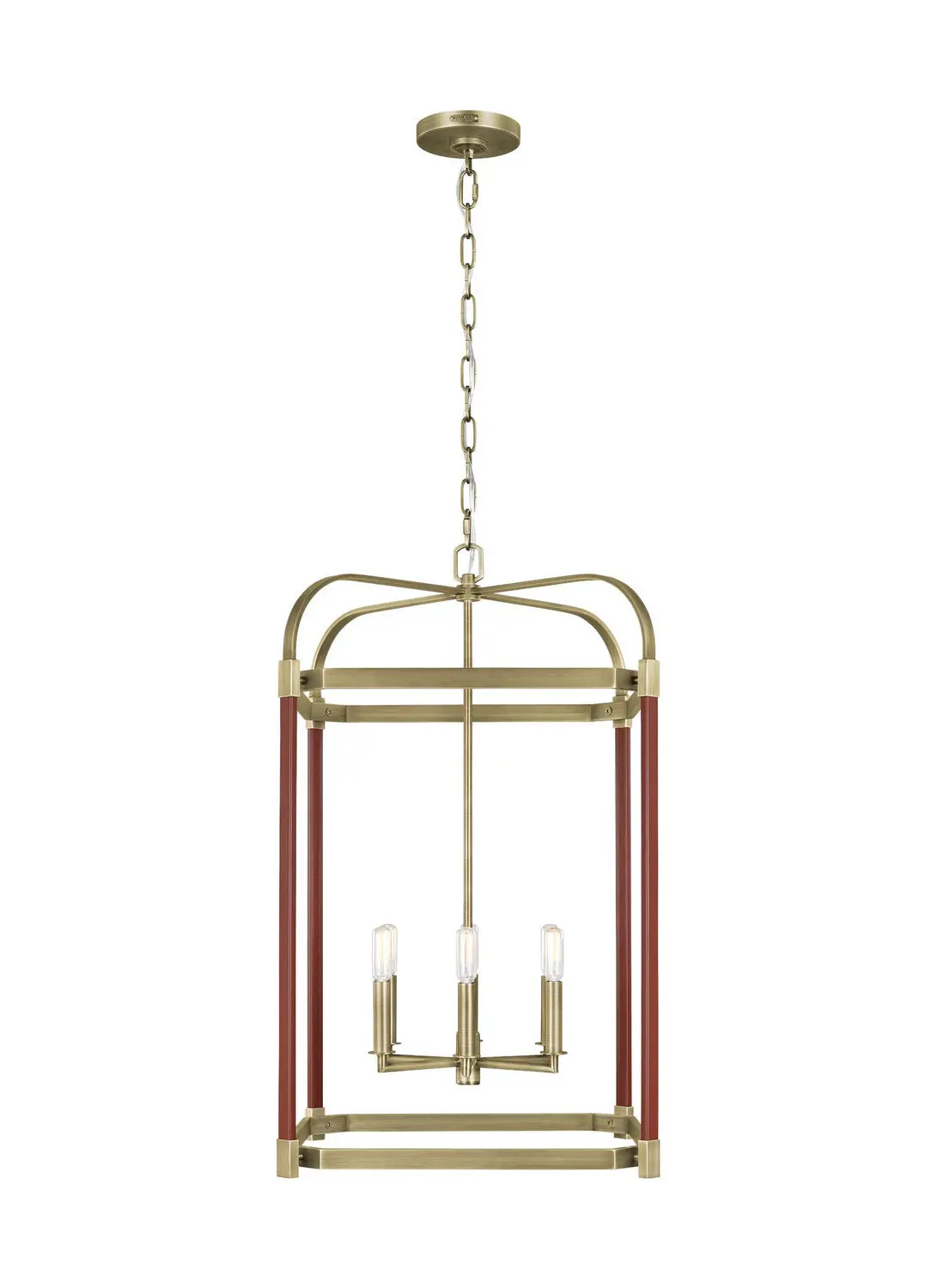 Visual Comfort Studio Six Light Lantern 1