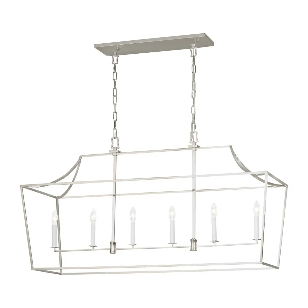 Visual Comfort Studio Six Light Linear Lantern 1