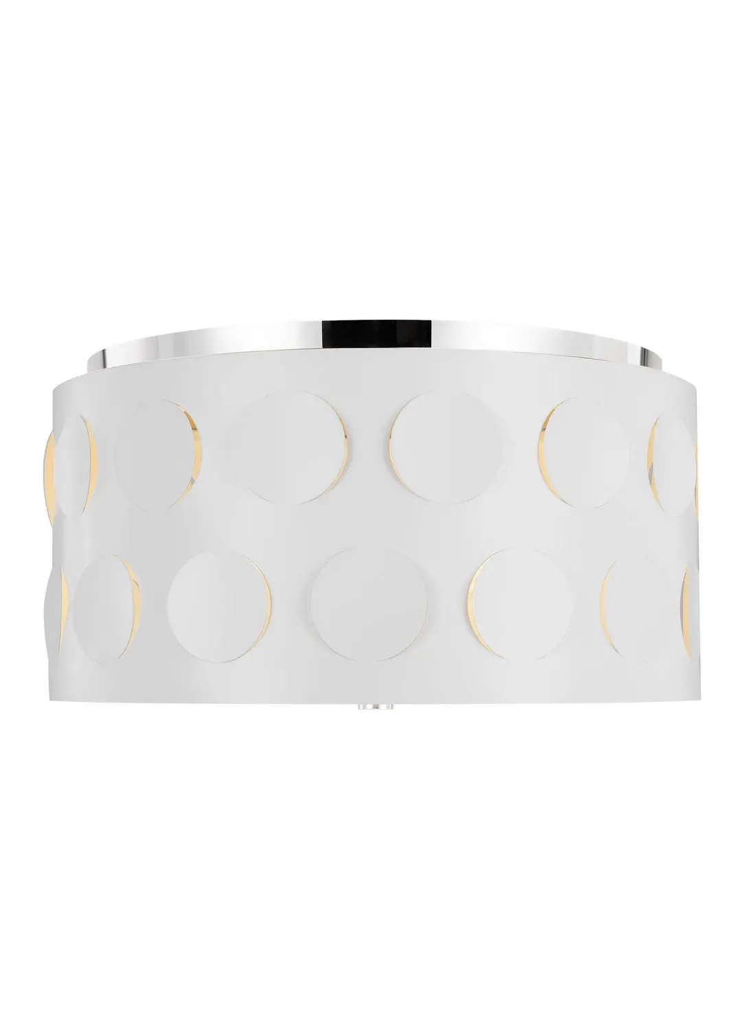 Visual Comfort Studio Three Light Flush Mount 1