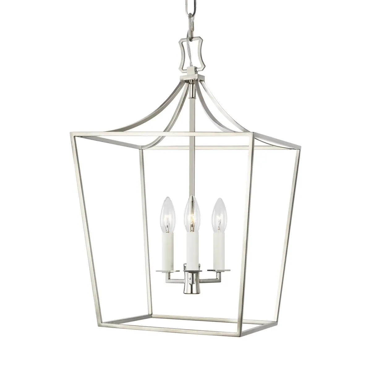 Visual Comfort Studio Three Light Lantern 1