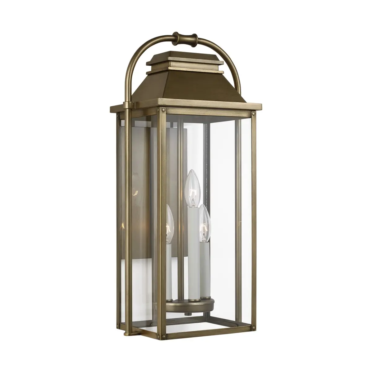 Visual Comfort Studio Three Light Lantern 1