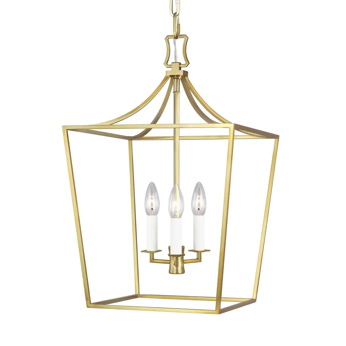 Visual Comfort Studio Three Light Lantern 1