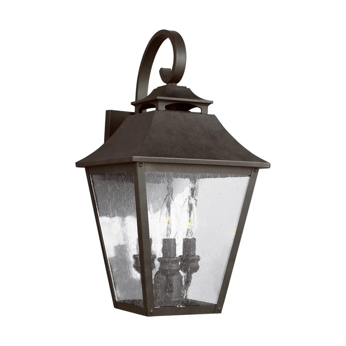 Visual Comfort Studio Three Light Lantern 1
