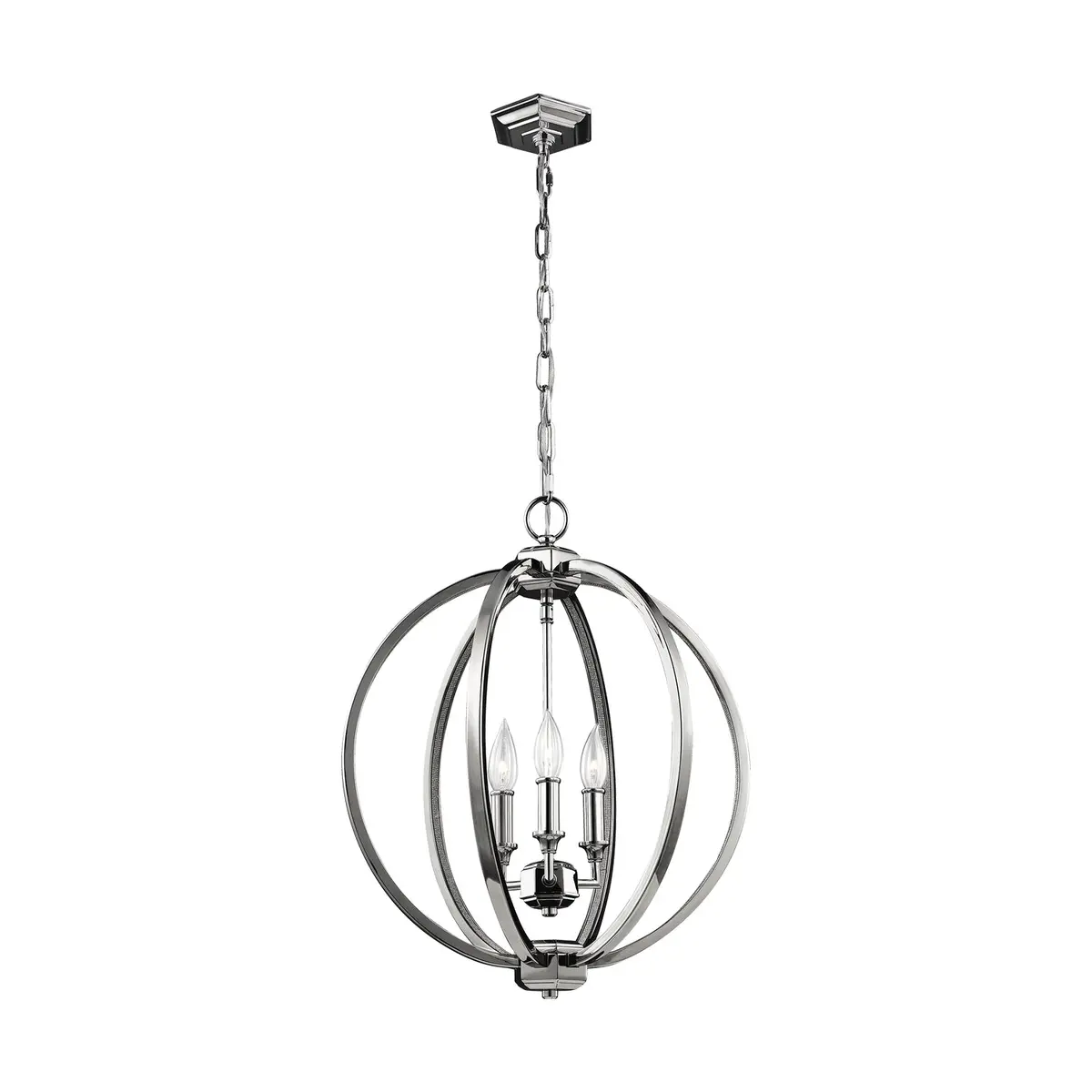 Visual Comfort Studio Three Light Pendant 1