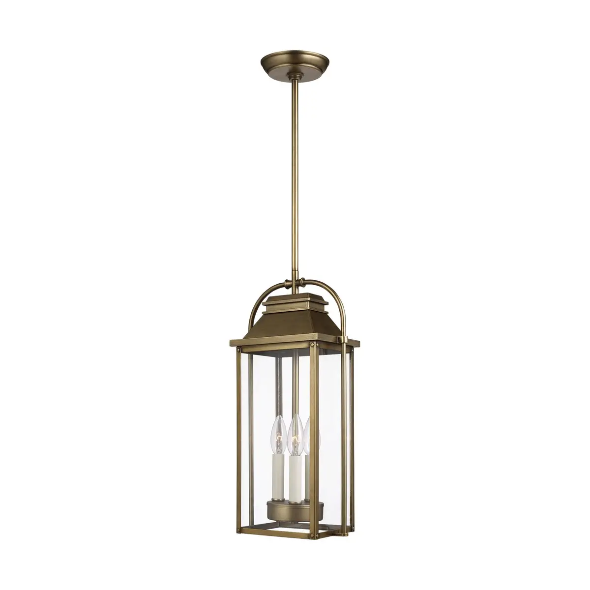 Visual Comfort Studio Three Light Pendant 1